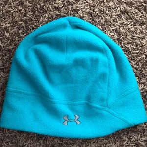 Under Armour blue fleece stocking hat